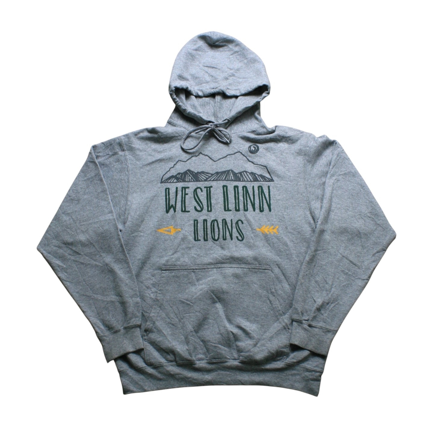PORT&COMPANY WEST LINN HOODIE - GRAY - M