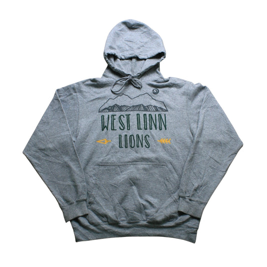 PORT&COMPANY WEST LINN HOODIE - GRAY - M