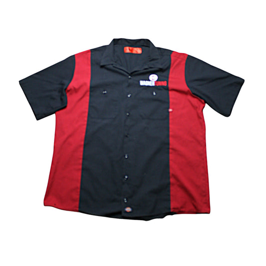 DICKIES WAGNER TUNING WORK SHIRT - RED/BLACK - XXL