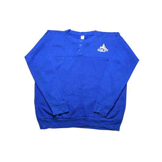 VELVA SHEEN GOLDEN GATE JUMPER - BLUE - L