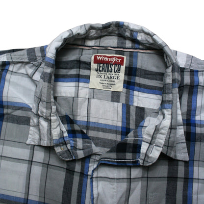 WRANGLER CHECKED LONG SLEEVED SHIRT - MULTI - XXXL