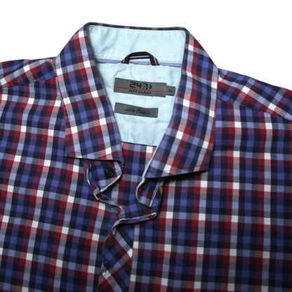 JEFF BANKS CHECKED SHIRT - MULTI - XL