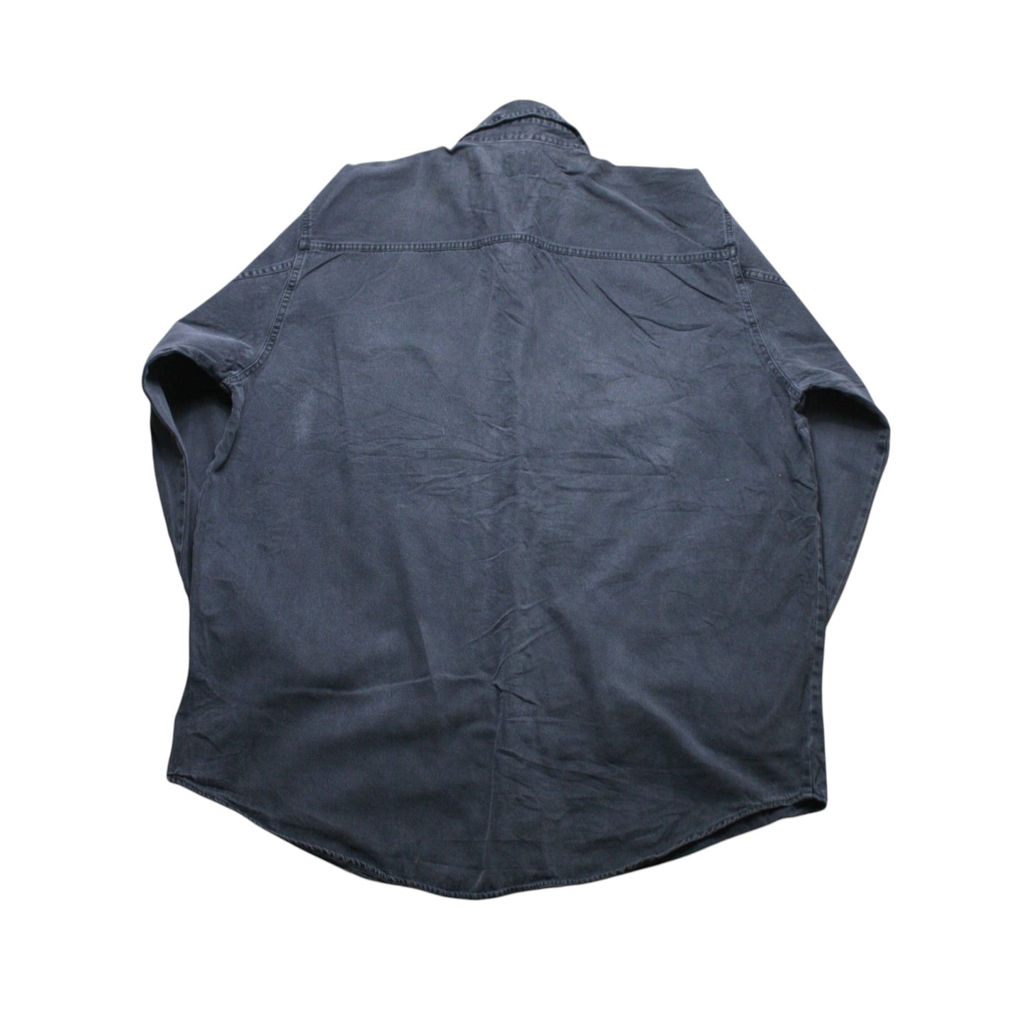 LEVI'S DENIM LONG SLEEVED SHIRT - BLACK - XL