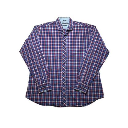 JEFF BANKS CHECKED SHIRT - MULTI - XL