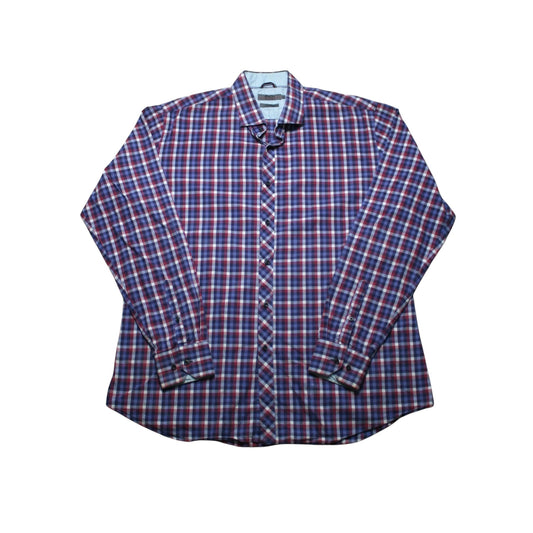 JEFF BANKS CHECKED SHIRT - MULTI - XL