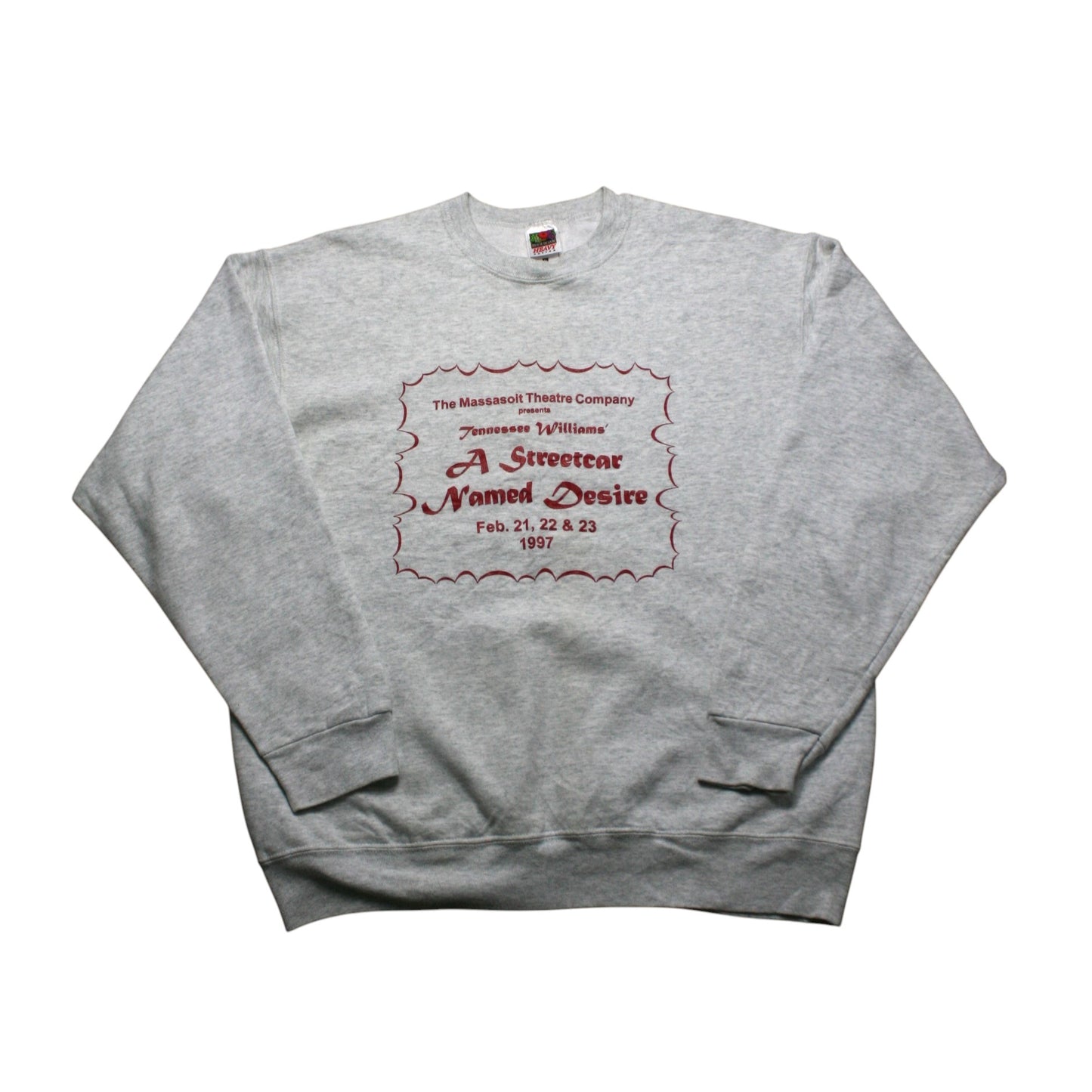 FOTL THEATRE COMPANY SWEATER - GREY - XL