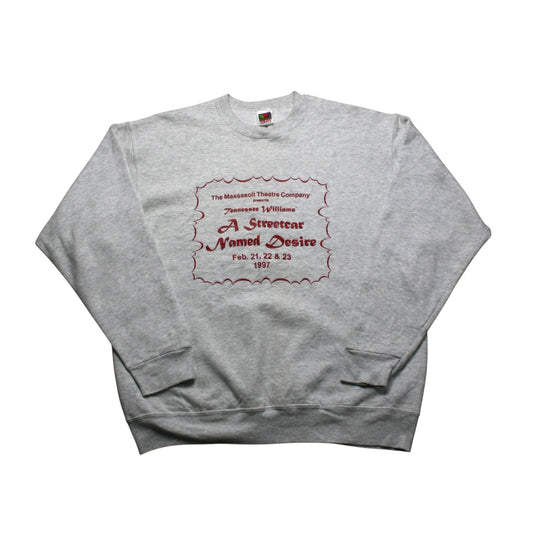 FOTL THEATRE COMPANY SWEATER - GREY - XL