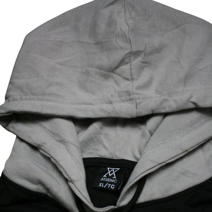 ARSENIC SKULL HOODIE - BLACK/GREY - XL