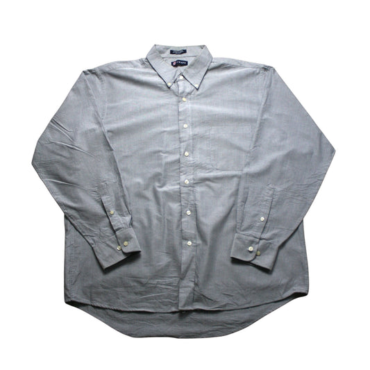 CHAPS LONG SLEEVED SHIRT - GREY - L
