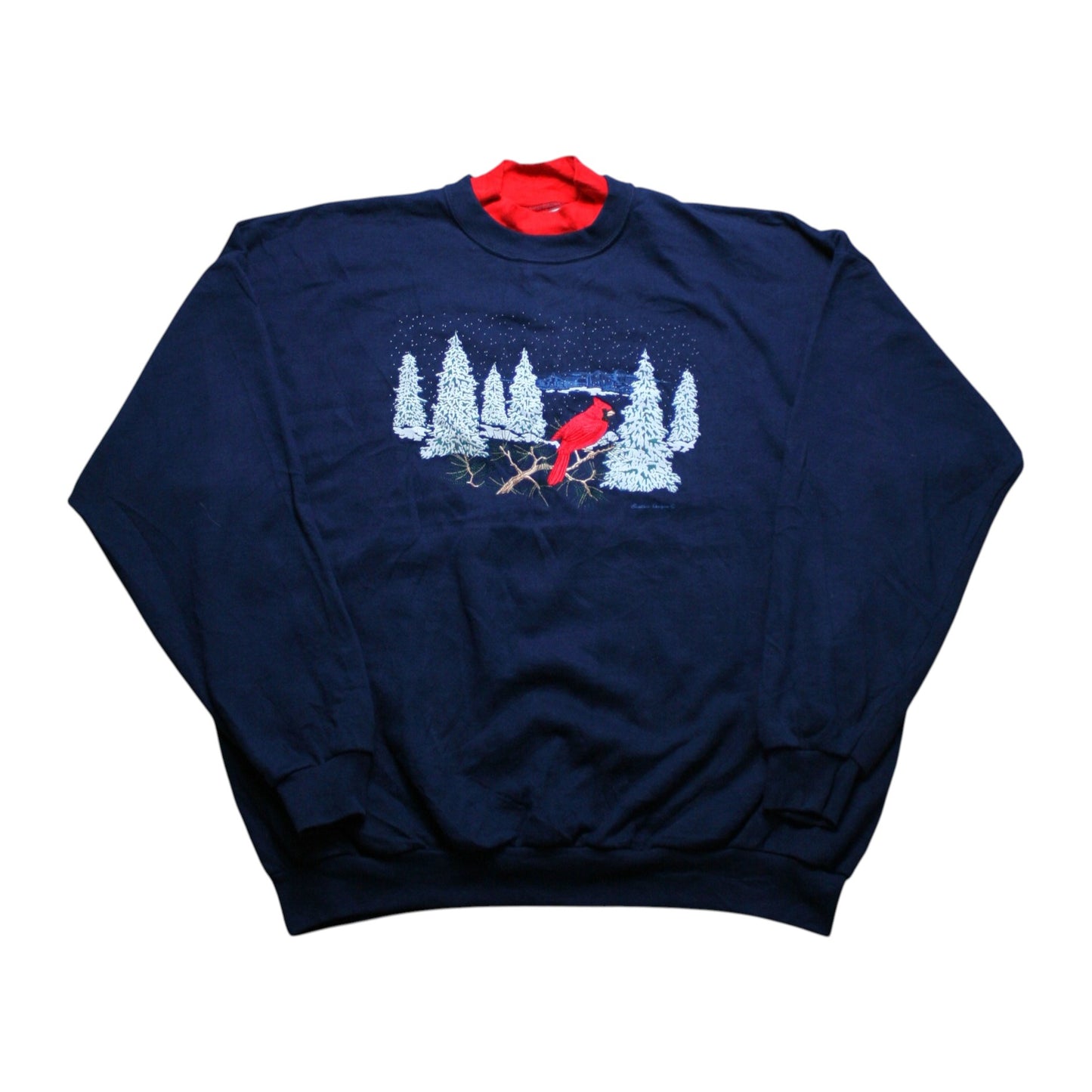 WILLOW BAY WINTER SWEATER - NAVY - XXL