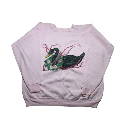 HANES BLACK SWAN SWEATER - PINK - XL