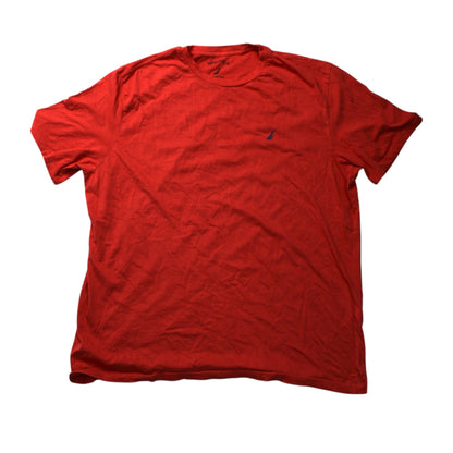 NAUTICA SMALL LOGO T-SHIRT - RED - XL